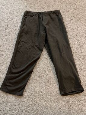 Zara Men's Brown Elastic Waist Chinos 100% cotton